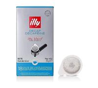 Café Illy Torréfié DECAFFEINATO en dosettes E.S.E. - 1 boîte de 18 dosettes | 100 % arabica, café italien de qualité supérieure, dosettes de café à portion unique