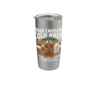 Café infusé à froid River Crossing Gobelet isotherme en acier inoxydable double paroi