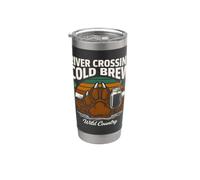 Café infusé à froid River Crossing Gobelet isotherme en acier inoxydable double paroi