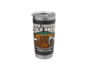 Café infusé à froid River Crossing Gobelet isotherme en acier inoxydable double paroi