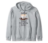 Café J'adore Le café Sweat à Capuche