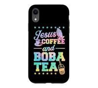 Café Jesus et thé Boba Coque pour iPhone XR