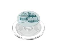 Café Jésus Lecture Livre Chrétien Amoureux Montagne Nature PopSockets PopGrip pour MagSafe