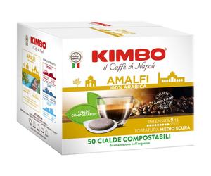 CAFÉ KIMBO AMALFI - Box 50 DOSETTES ESE44 7.3g