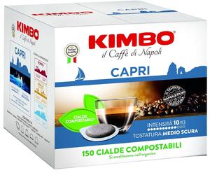 CAFÉ KIMBO CAPRI - Box 150 DOSETTES ESE44 7.3g