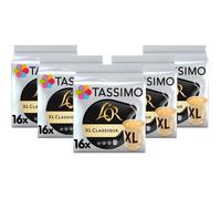 Café L’OR Extra-Long 80 dosettes XL, compatible machines, 5x16, café long, riche, équilibré et expressif