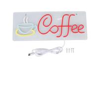 Café LED Néon Signe Réglable Luminosité Hangable Café Néon Lumière pour Café Maison Décoration Murale