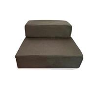 Café léger - Rampe pliante Portable en maille à 2 niveaux pour chien, escalier confortable pour chiot, tapis