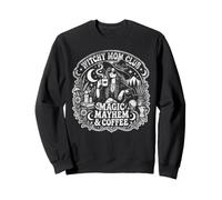 Café Magic Mayhem Witchy Gothic Mom Sweatshirt