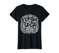 Café Magic Mayhem Witchy Gothic Mom T-Shirt