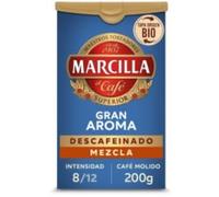 Café Mélange Décaféiné Paq 200g Marcilla - Lot de 2 - Saveur Douce & Arôme Riche - Torréfaction Traditionnelle