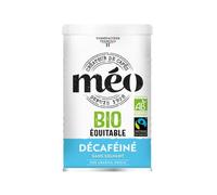 Café Méo Moulu Décaféiné Biologique Équitable - En Pack de 6 boîtes métal de 250G - Niveau de torréfaction moyenne