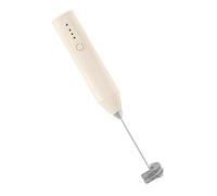 Café Milk Frother - Frother de lait à main Couche d'oeuf électrique, 3 vitesses réglables, lait frother 1200 mAh Broom à œuf, frottement à main, batteur au lait, café