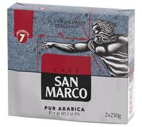 Café Moulu 100% Arabica SAN MARCO - les 2 paquets de 250 g Lot De 3 - Par Lot