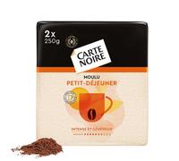 CARTE NOIRE - Moulu Petit Déjeuner - Arabica et Robusta - Intensité 7 - café long - Intense et Aromatique - 2x250g