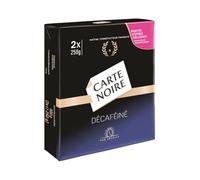 Café moulu décaféiné pur arabica,2 x 250 g