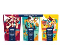Café Moulu - Lavazza - Tales of Italia - Lot de 3x200g - Arabica & Robusta - Intensités 7/8/9