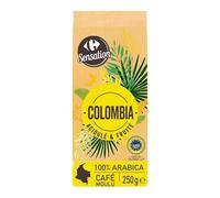 Café Moulu Pur Arabica de Colombie I.G.P. - 250g - Torréfaction soignée, Arômes Fruités et Acidulés - Conditionné à la Torréfaction - Lot de 3