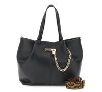Cafè Noir - Shopping Effet Cuir Grain Grosse,DIM.30X25, Noir