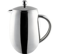 Café Olé BFD Cafetière, corps à double paroi en acier inoxydable 18/10 et filtre à mailles, finition miroir, 350 ml (3 tasses à espresso ou 1 mug)
