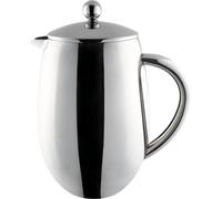 Café Olé BFD Cafetière, corps à double paroi en acier inoxydable 18/10 et filtre à mailles, finition miroir, 1000 ml (8 tasses à espresso ou 4 tasses)