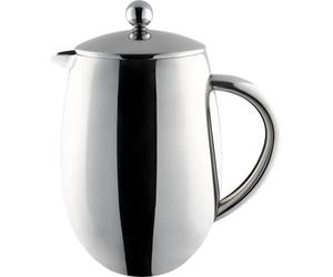 Café Olé BFD Cafetière, corps à double paroi en acier inoxydable 18/10 et filtre à mailles, finition miroir, 350 ml (3 tasses à espresso ou 1 mug)