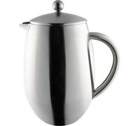 Café Olé BFD Cafetière, corps à double paroi en acier inoxydable 18/10 et filtre en maille, finition satinée, 1000 ml (8 tasses à espresso ou 4 mugs)