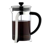 Café Olé Cafetière Mode, Corps en Verre avec Un Superbe Corps en Acier Inoxydable et Un Filtre à Mailles, 1000 ML (8 Tasses à Espresso ou 4 Tasses)