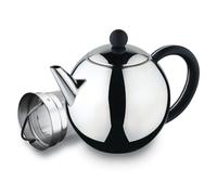 Café Olé Deluxe en Acier Inoxydable Tea Pot, Acier Inoxydable, Black Bakelite Handle, 1000ml