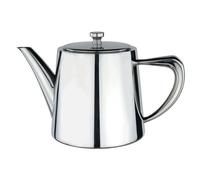 Café Olé Derwent Théière 680 ml, pour 3 personnes, en acier inoxydable, design moderne avec finition miroir, bec verseur parfait