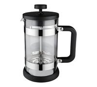 Café Olé Moderno Cafetière à piston de 600 ml, 5 tasses, noir/argent