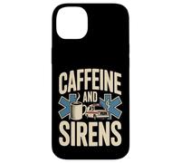 Café paramédical EMS Caféine et sirènes Coque pour iPhone 14 Plus