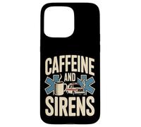 Café paramédical EMS Caféine et sirènes Coque pour iPhone 15 Pro Max