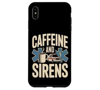 Café paramédical EMS Caféine et sirènes Coque pour iPhone XS Max