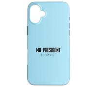 Café Pause Mr Président Thé Matin Chef Cadeaux Homme Coque pour iPhone 16 Plus