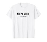 Café Pause Mr Président Thé Matin Chef Cadeaux Homme T-Shirt