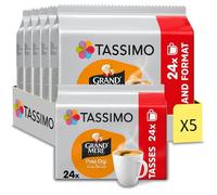 Café Petit Déj Grand’Mère 120 dosettes, compatibles Senseo, 5 packs x 24, café du matin traditionnel, doux et agréable