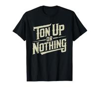 Cafe Racer Britannique Pilote Ton Up Moto des Annees 60 T-Shirt