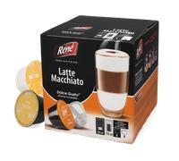 Café René | Latte Macchiato - 16 capsules pour Dolce Gusto