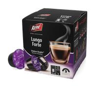 Café René | Lungo Forte - 16 capsules pour Dolce Gusto