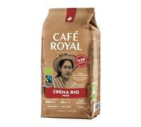 Café Royal Bio Crema Pérou - Grains de café 100 % Arabica, torréfaction moyenne, intensité 3/5, Bio & Fairtrade, 500 g de grains entiers