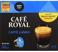 Café Royal Caffé Lungo 48 dosettes Compatibles avec le Système NESCAFE (R)* Dolce Gusto (R)*, Intensité 4/10; (Lot de 3X16)