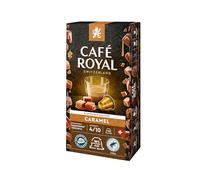CAFE ROYAL - Capsule Café Saveur Caramel, Intensité Équilibrée, Compatible Nespresso (10 pcs) - Le Lot De 3