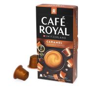 Café Royal Caramel Flavoured Edition Nespresso Capsules compatibles en Aluminium - Intensité 4/10-10 Capsules de café - UTZ - Compatible avec Les Machines à café Nespresso® *