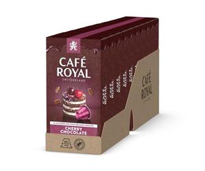 Café Royal Cherry Chocolate Flavoured - Capsules de café compatibles Nespresso, 100% Arabica, Rainforest Alliance, 100 capsules