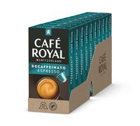 Café Royal Espresso Décaféiné - Capsules de café compatibles Nespresso, 100% Arabica, intensité 6/12, décaféiné, 100 capsules
