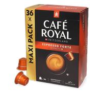 36 capsules Espresso Forte compatibles Nespresso® - CAFE ROYAL - Sélection Rouge (Italien)
