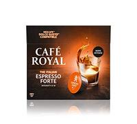 Café Royal Espresso Forte 48 capsules Compatibles avec Nescafé (R)* Dolce Gusto (R)* - Lot de 3X16 - intensité 8/10 - certifié UTZ - 100% Arabica