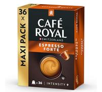 36 capsules Espresso Forte compatibles Nespresso® - CAFE ROYAL - Sélection Rouge (Italien)