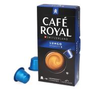 Café Royal Lungo 100 capsules pour machine à café Nespresso - intensité 4/10 - Capsules de café en aluminium certifiées UTZ